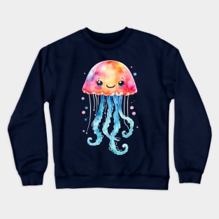 Kawaii Jelly Fish Kids Crewneck Sweatshirt